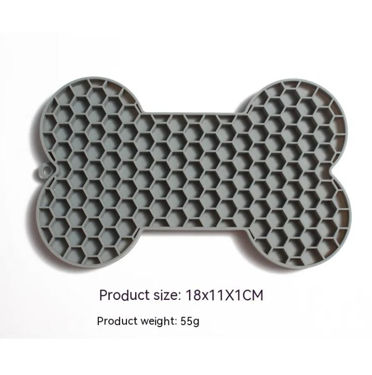tapis de léchage en silicone pour chien - repas lent